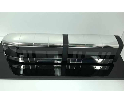 Painted CNC part